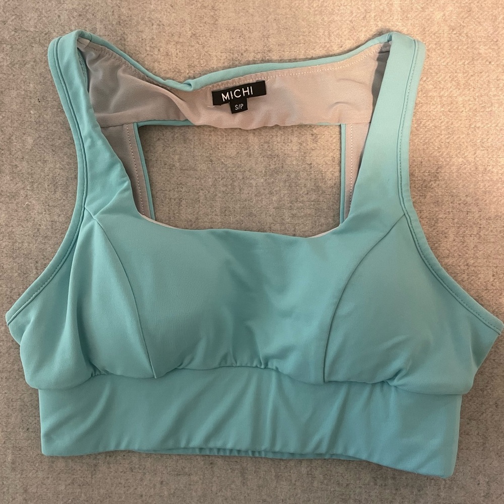 MICHI Blue Sports Bra